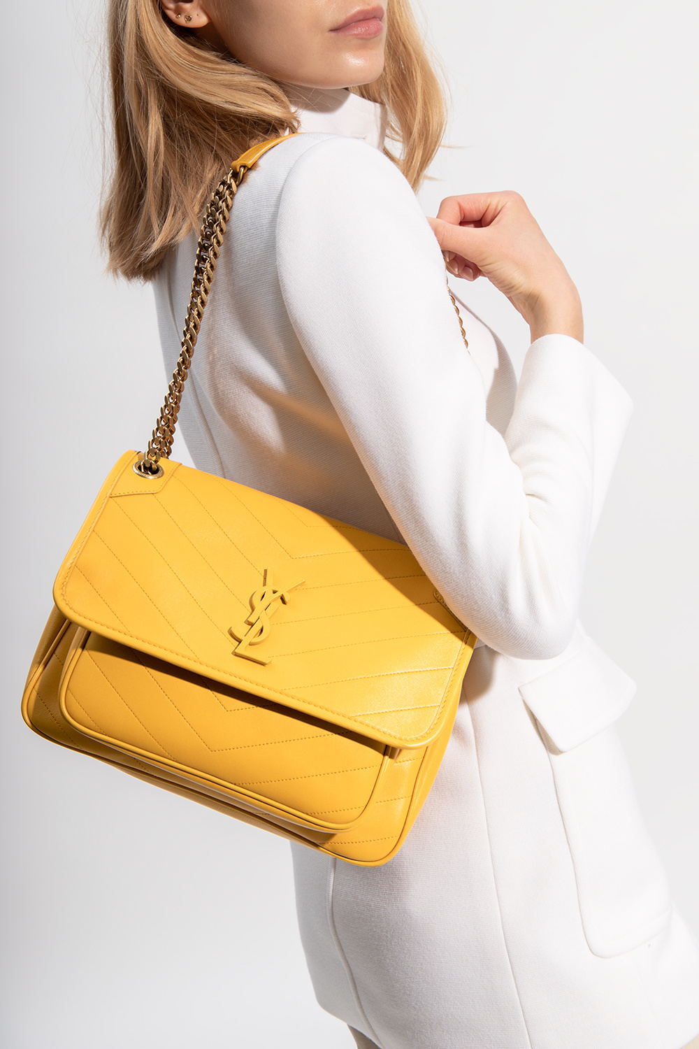 Yellow Niki shoulder bag Saint Laurent Saint Laurent Lulu Mini Shoulder Bag IetpShops Uganda